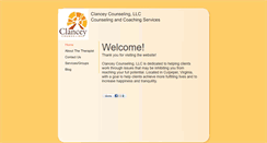 Desktop Screenshot of clanceycounseling.com